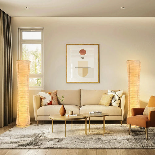 Ayla Orbit Paper Floor Lamp – Adjustable – product detail 2