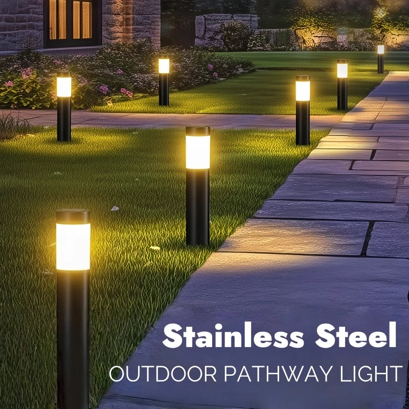 Kensley 15W Stainless Steel Garden Pillar Light – detail view 2