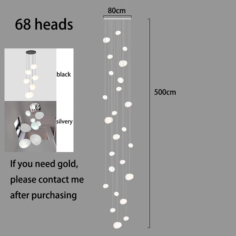Linea Column Acrylic Chandelier – Remote Control – product detail 7