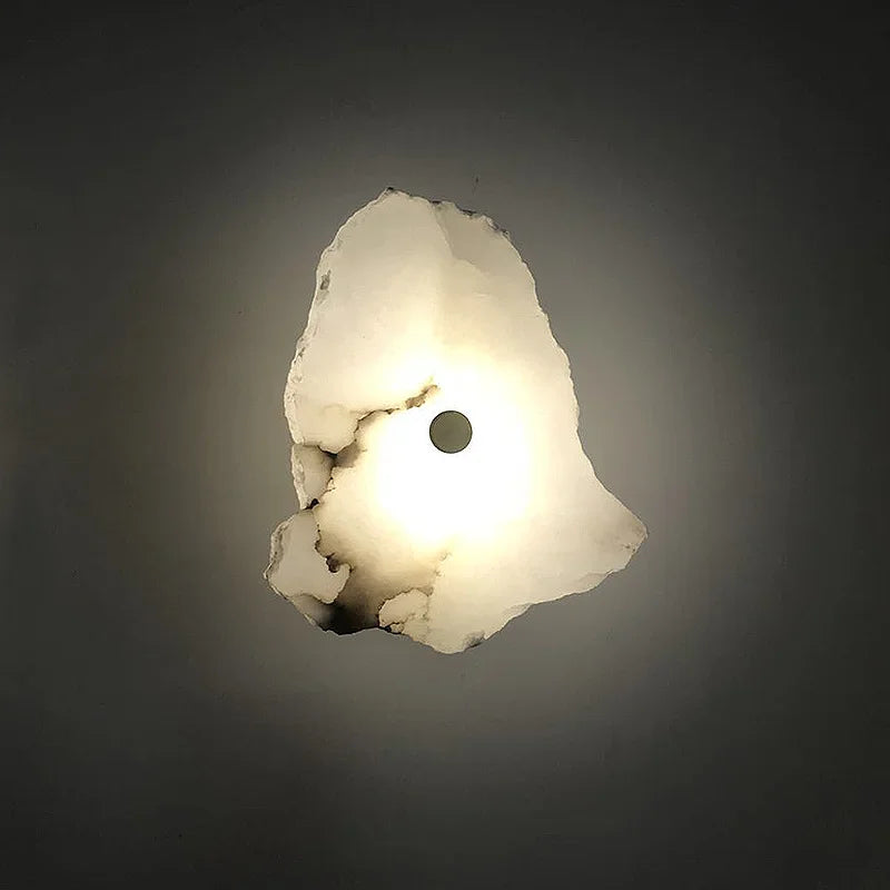 Marble Wall Sconce – Modern Minimalist Smart LED for Bedroom, Living Room, Bathroom | Mirelle Beam by Evenlyr