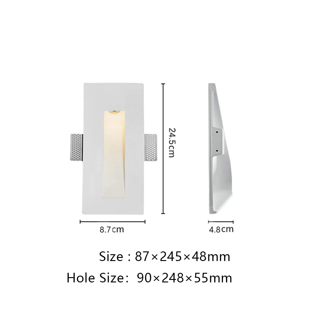 Doria Recessed Modern Wall Sconce for Modern Interior – Minimalist