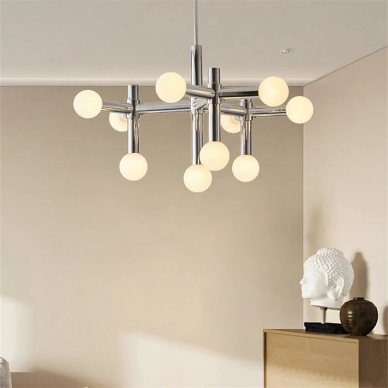 Ivara Arc Globe Glass Pendant Light – product view 5