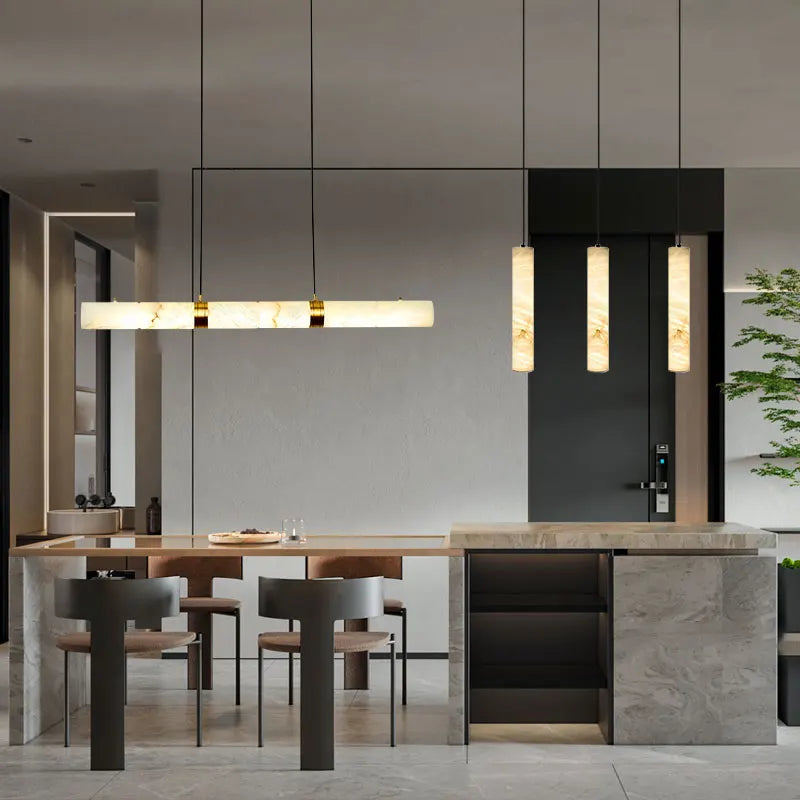 Niva Wisp Alabaster Chandelier – Dimmable – product detail 2