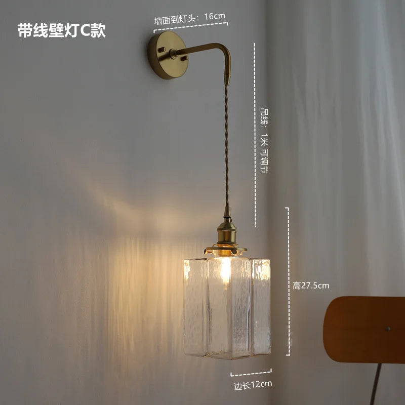 Japanese Brass Round Picture Light – detail view 7