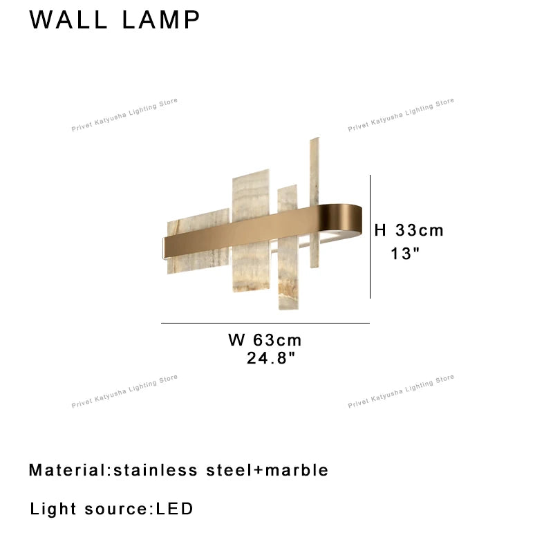 Amaris Halo Alabaster Pendant Light – product view 7