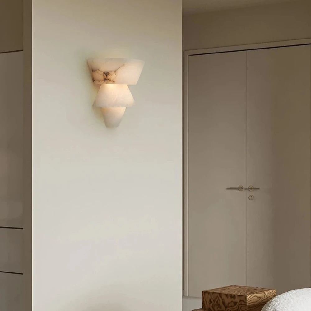 Damaris Veil Alabaster Vanity Light – product view 4