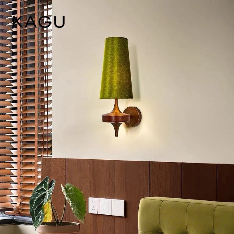 Leonie Halo Wood Wall Sconce – product view 3