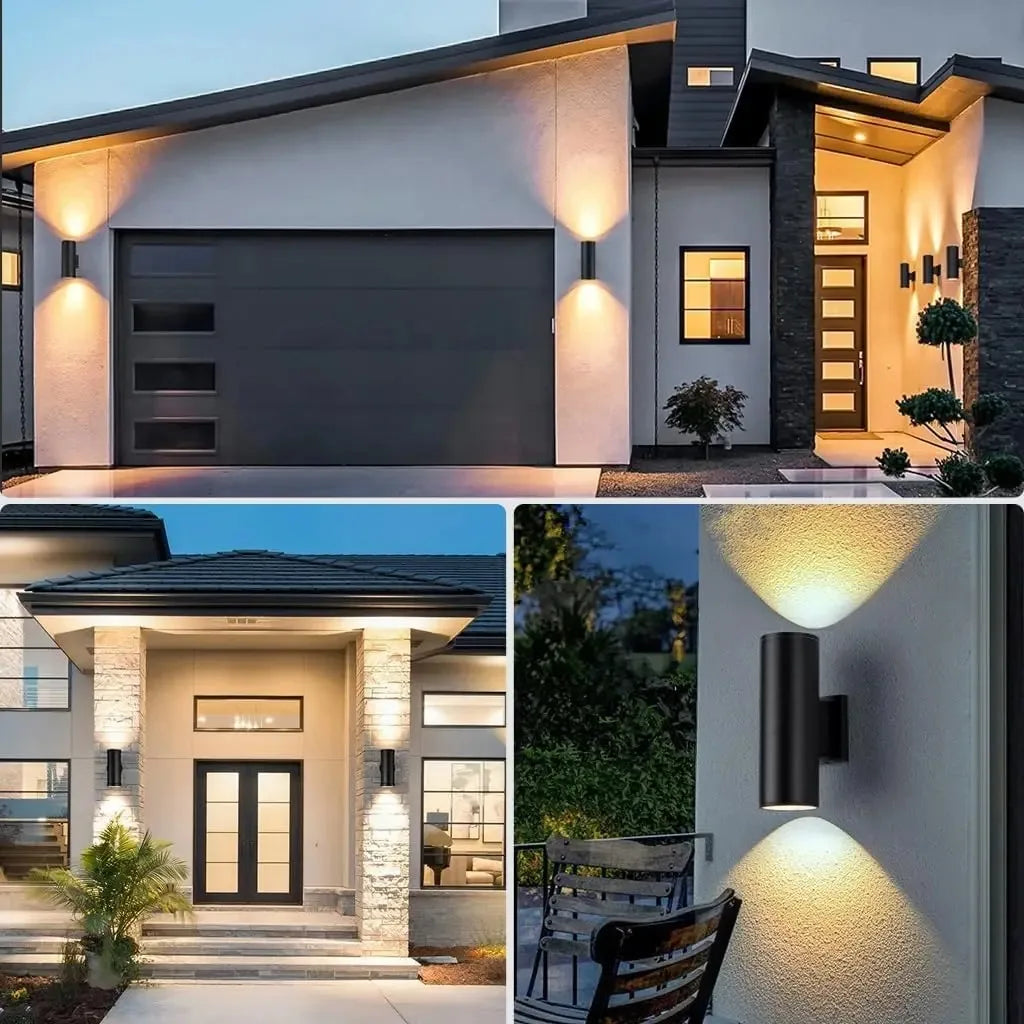 Quintara Dual-Head Outdoor Wall Light for Courtyard – Vintage