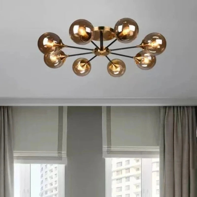 Glass Pendant Light – Modern LED for Bedroom & Bedside, Restaurant & Café | Virelle Crest by Evenlyr