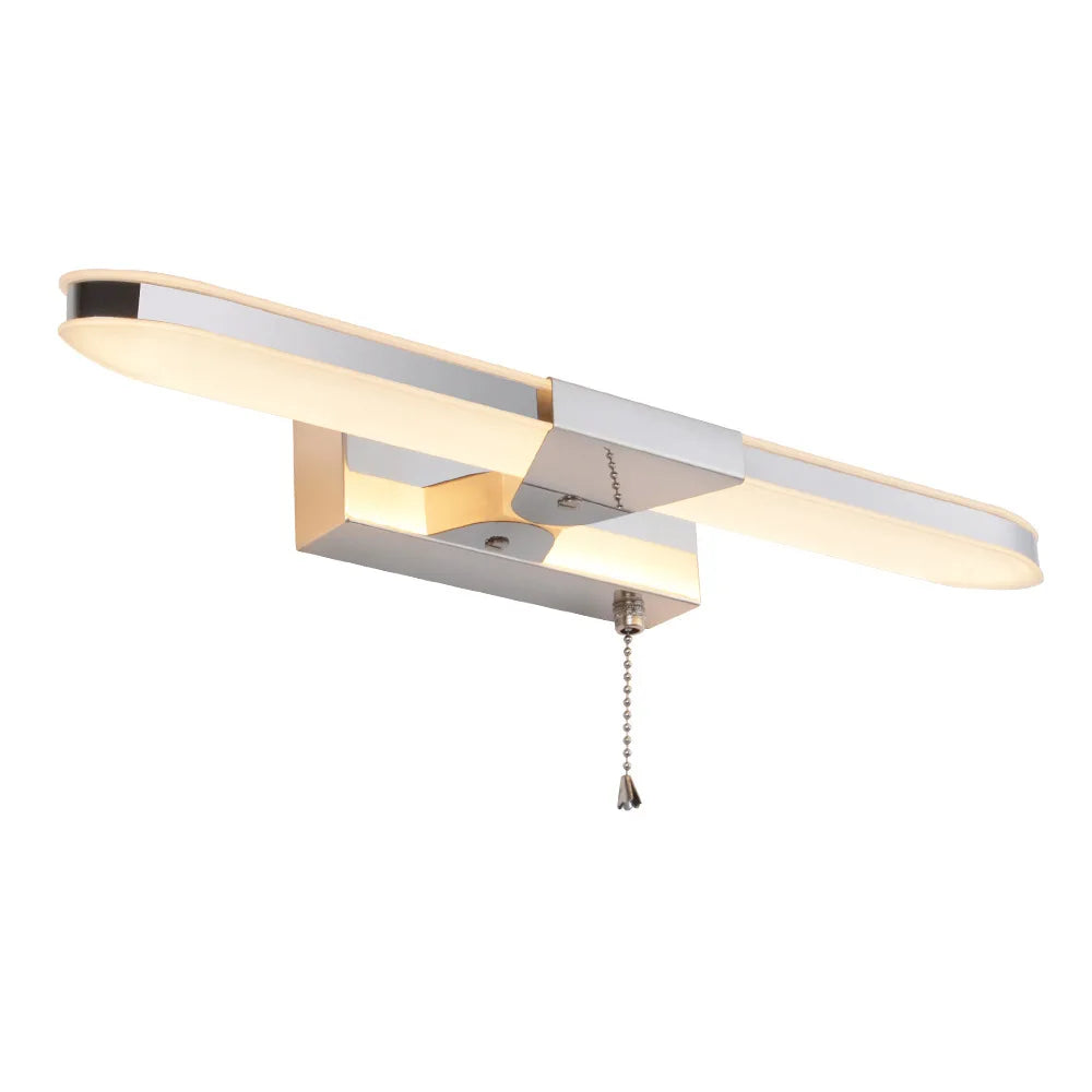 Metal LED Bathroom Vanity & Mirror Light – Modern LED for Bathroom | Selene Contour by Evenlyr