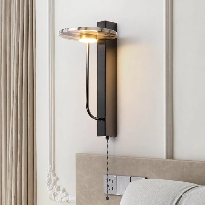 Evania Veil Alabaster Wall Sconce – product view 2