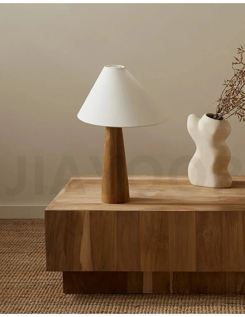 Selene Halo Wood Floor Lamp – product view 6