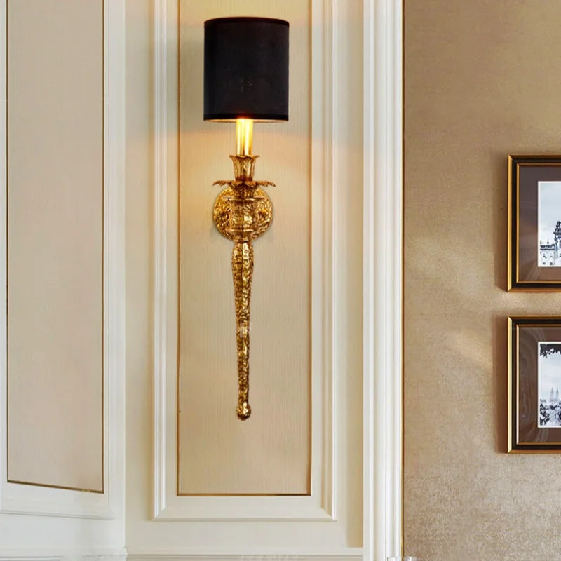 Copper Wall Sconce – European Classic for Bedroom, Living Room, Hallway | Celine Beam by Evenlyr