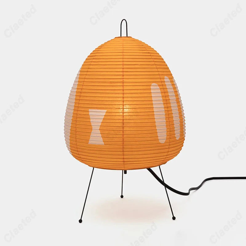 Rice Paper Floor Lamp – Vintage Modern for Living Room, Bedroom, Reading Corner | Solenne Cascade by Evenlyr
