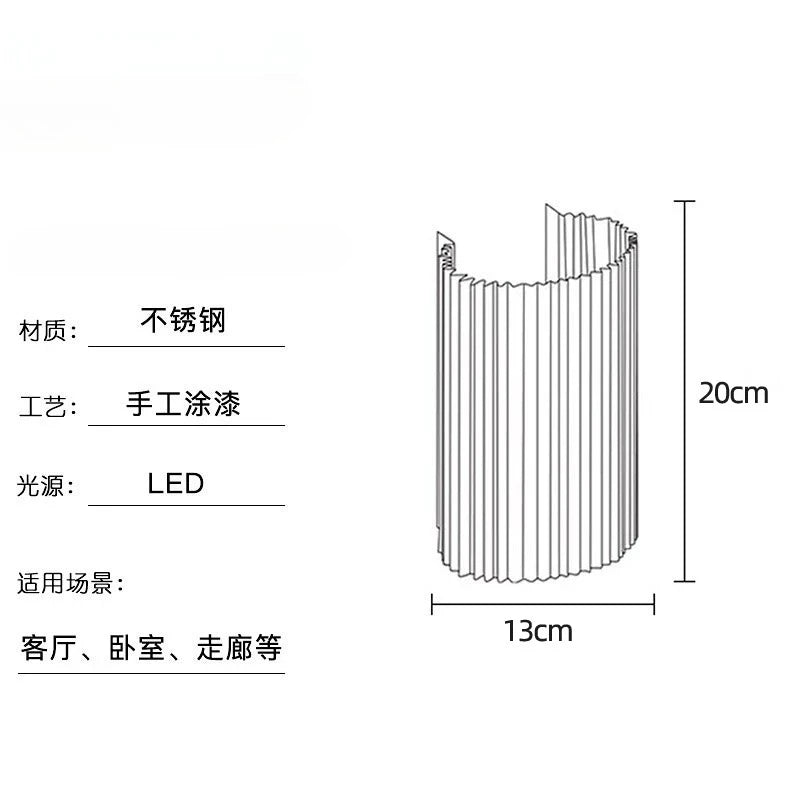 Mora Curve Iron Wall Sconce – Luxury – product detail 8