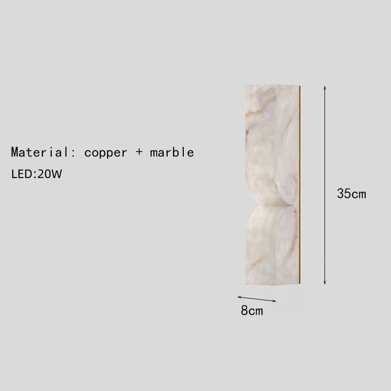 Helian Veil Alabaster Wall Sconce – product view 9