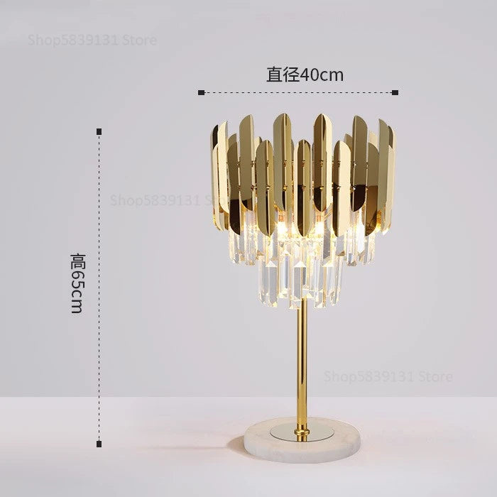 Lune Crown Glass Floor Lamp – Nordic – product detail 8