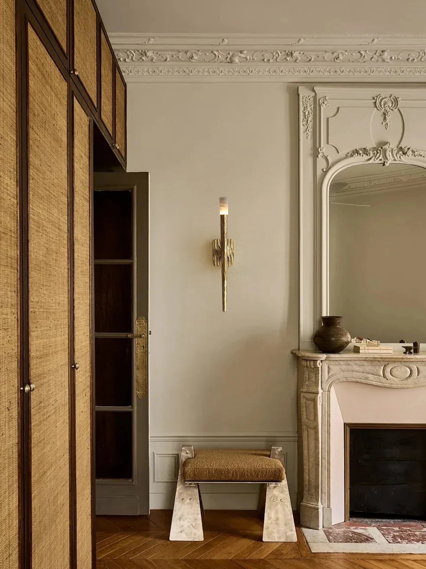Marble & Copper Wall Sconce – Nordic Modern for Bedroom, Hotel, Dining Room | Vivienne Beam by Evenlyr