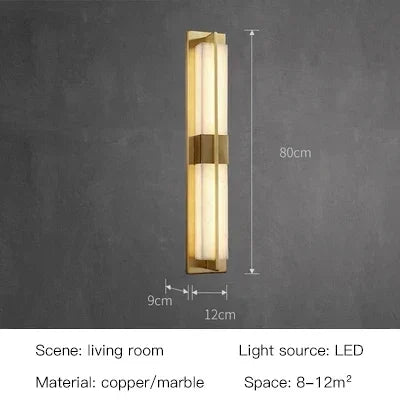 Fiore Veil Marble Wall Sconce – product view 10