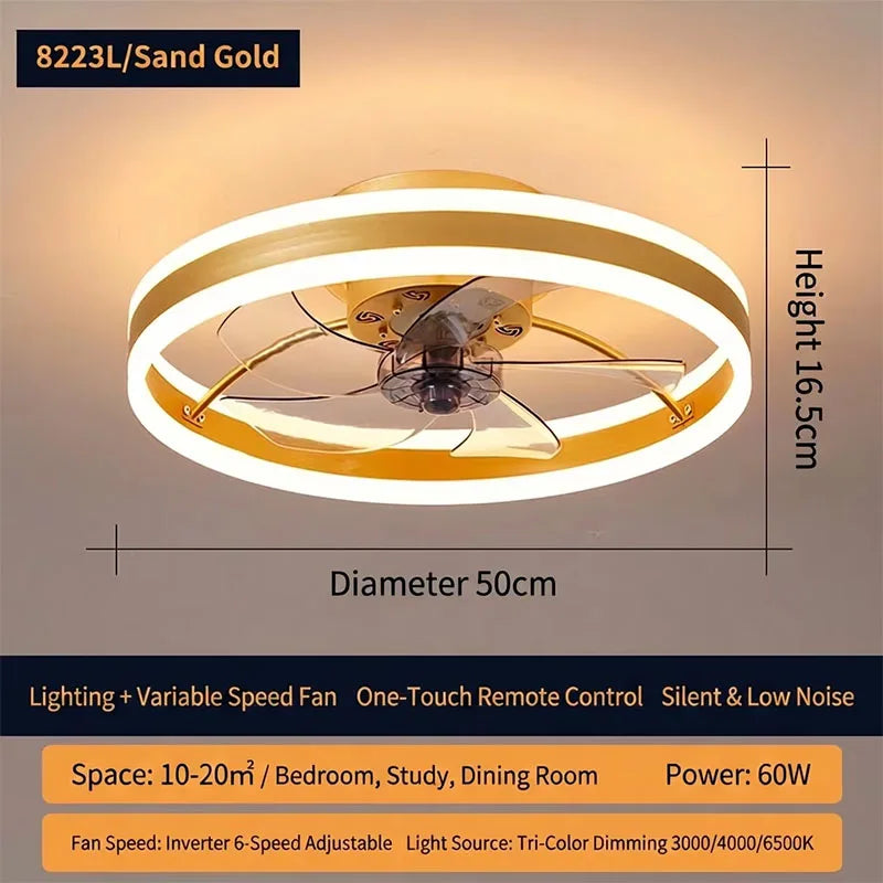 Orlena Halo Dimmable Metal Chandelier – product view 6