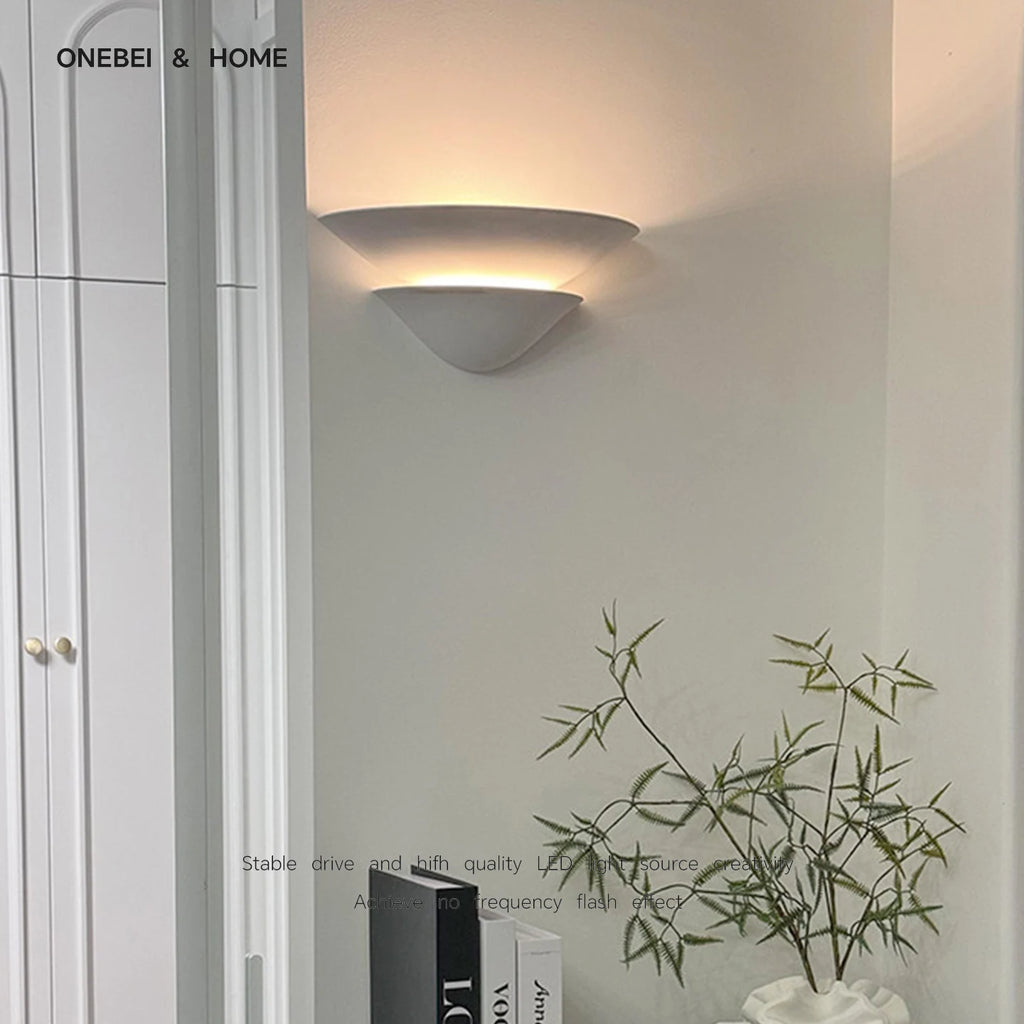 Belluno French Gypsum Wall Sconce for Corridor – Wabi-Sabi – detail view 3