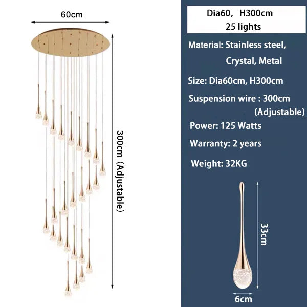 Delia Halo Crystal Chandelier – product view 7