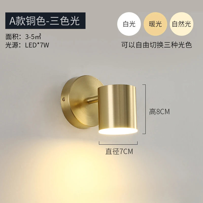 Metal Wall Sconce – Nordic Modern for Bathroom, Bedroom & Bedside, Hallway & Entryway | Selene Glow by Evenlyr