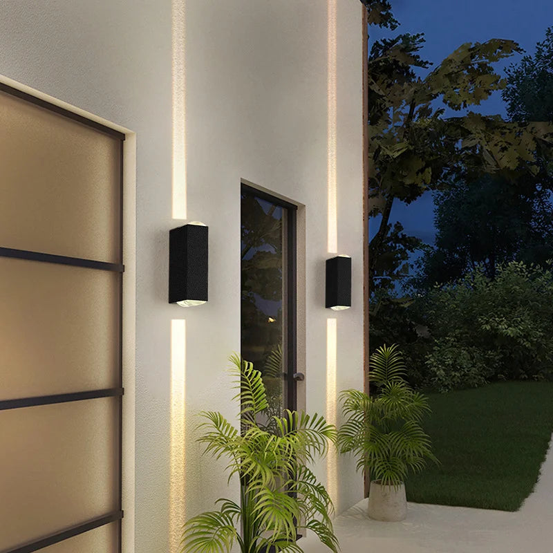 Palermo IP65 Square Beam Wall Sconce for Hotel Corridor – detail view 2