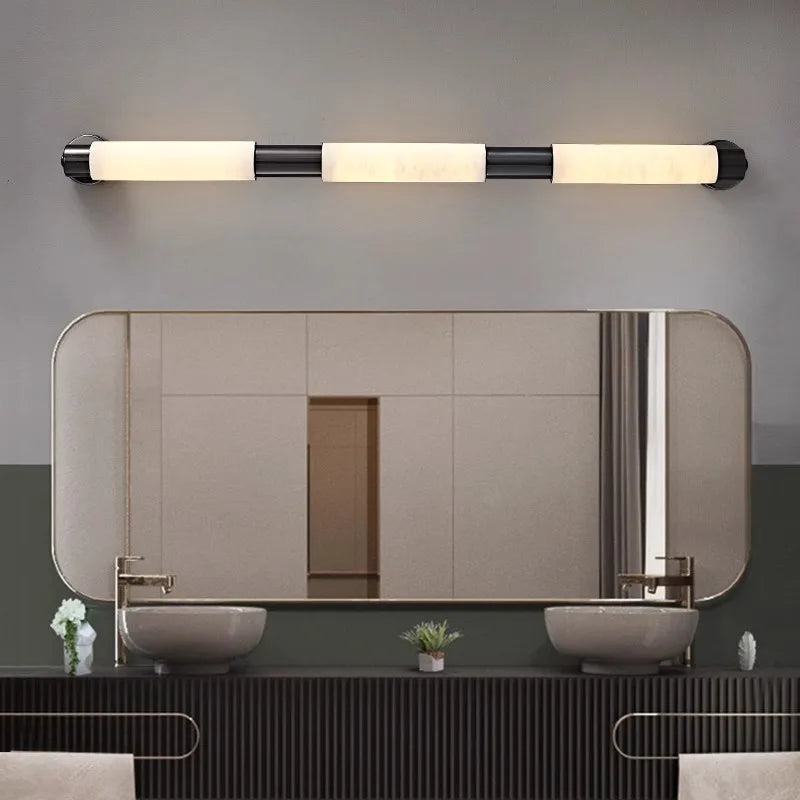Evania Halo Marble Wall Sconce – product view 2