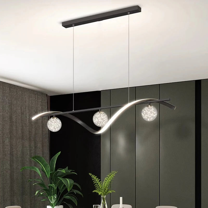Palermo Dimmable Minimalist LED Pendant Light for Kitchen Island