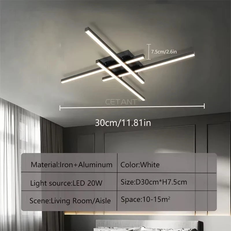 Ravena Long Linear LED Ceiling Light – Minimalist