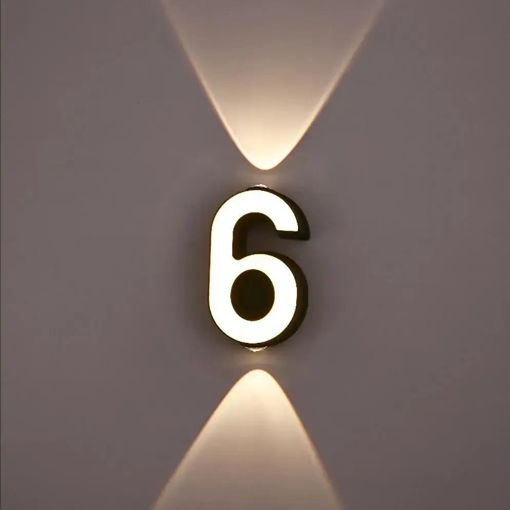 Liora 7W Illuminated House Number Light – IP65