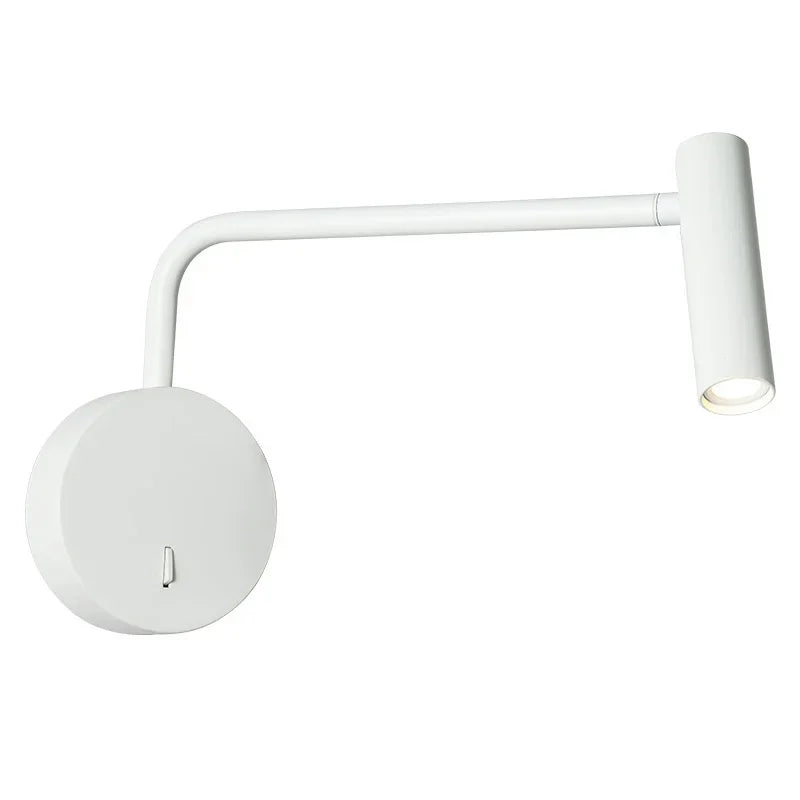 Metal Adjustable Swing-Arm Wall Sconce – Modern Adjustable LED for Bedroom & Bedside, Hotel & Hospitality | Aveline Orbit by Evenlyr
