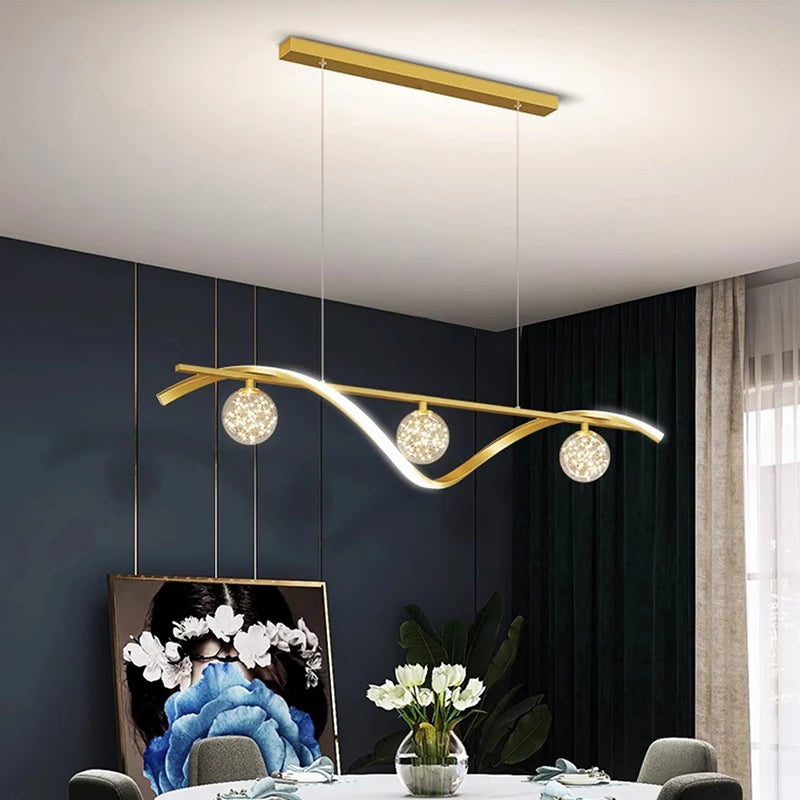 Palermo Dimmable Minimalist LED Pendant Light for Kitchen Island