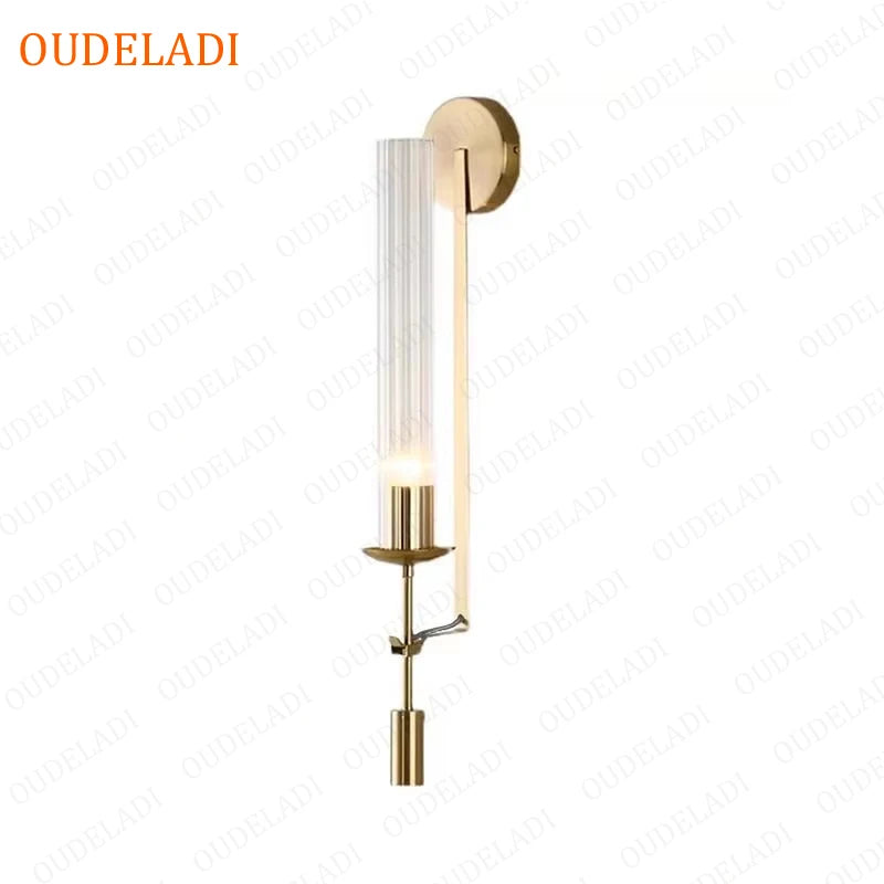 Nordic Brass Outdoor Wall Light – detail view 7