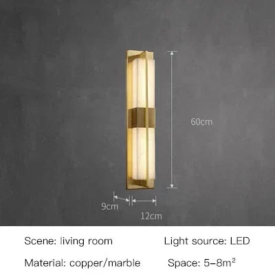 Fiore Veil Marble Wall Sconce – product view 11