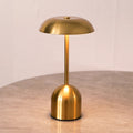 Metal Table Lamp – Modern Minimalist Cordless Rechargeable for Bedside, Restaurant Table, Hotel Room | Coralie Column by Evenlyr