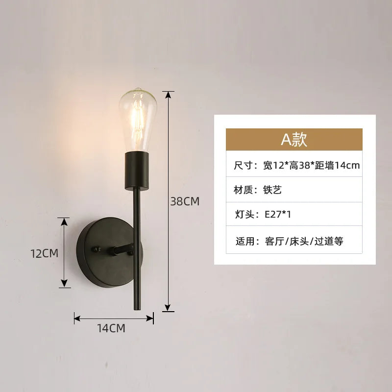 Metal Wall Sconce – Minimalist LED for Bathroom, Bedroom & Bedside, Hallway & Entryway | Evania Crest by Evenlyr