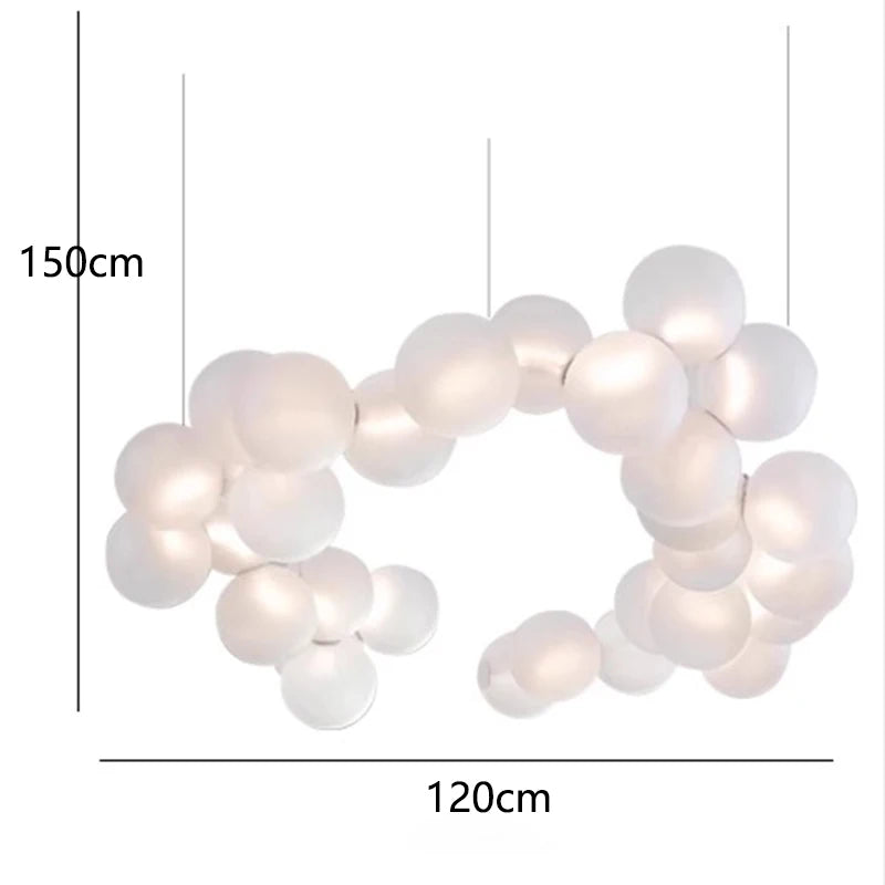 Livia Muse Acrylic Chandelier – Dimmable – product detail 9