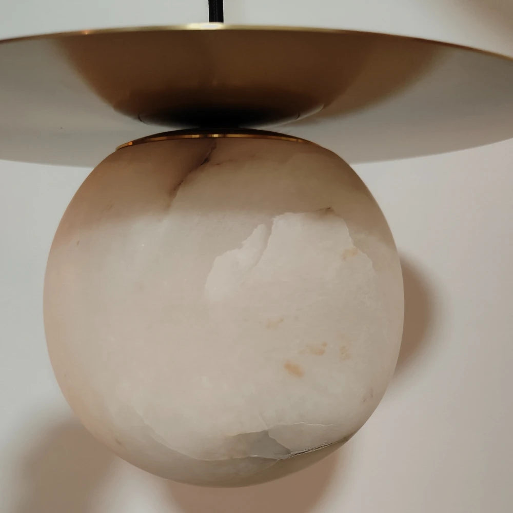 Ulric Halo Alabaster Table Lamp – product view 6