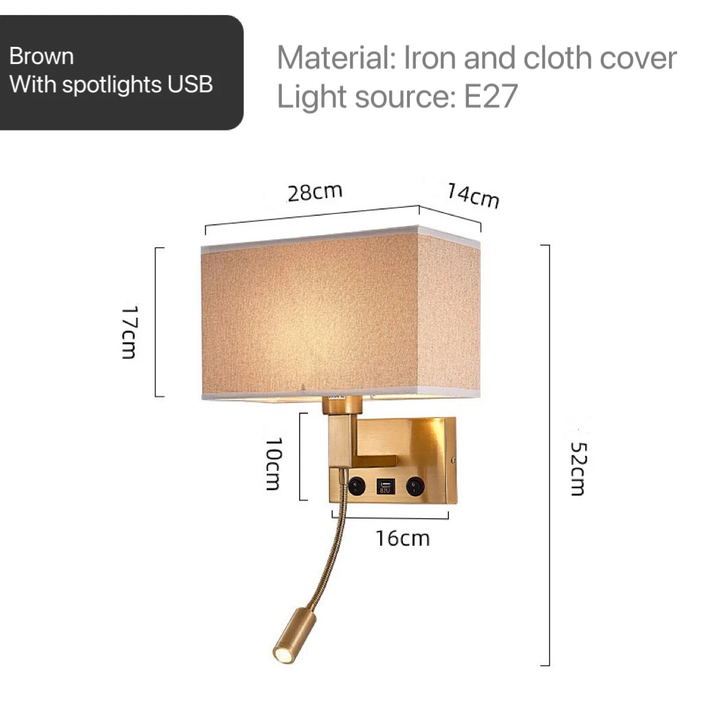 Wren Veil Fabric Wall Sconce – product view 11