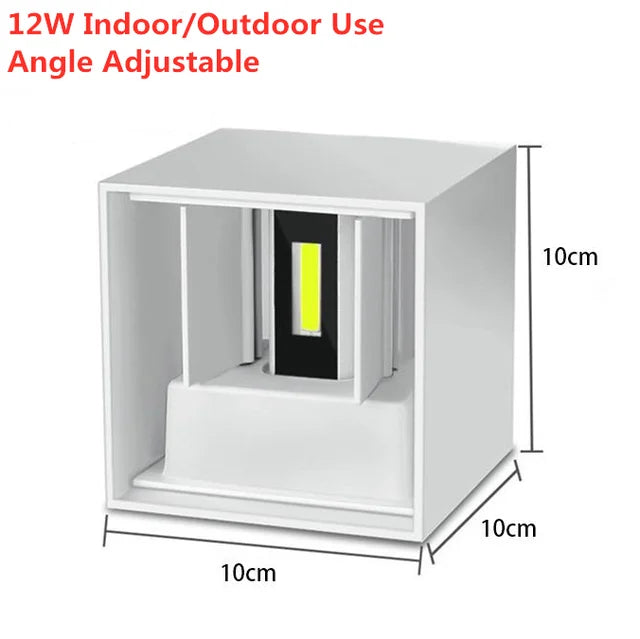 Merano 12W Adjustable-Beam Outdoor Wall Light – IP65 – detail view 8