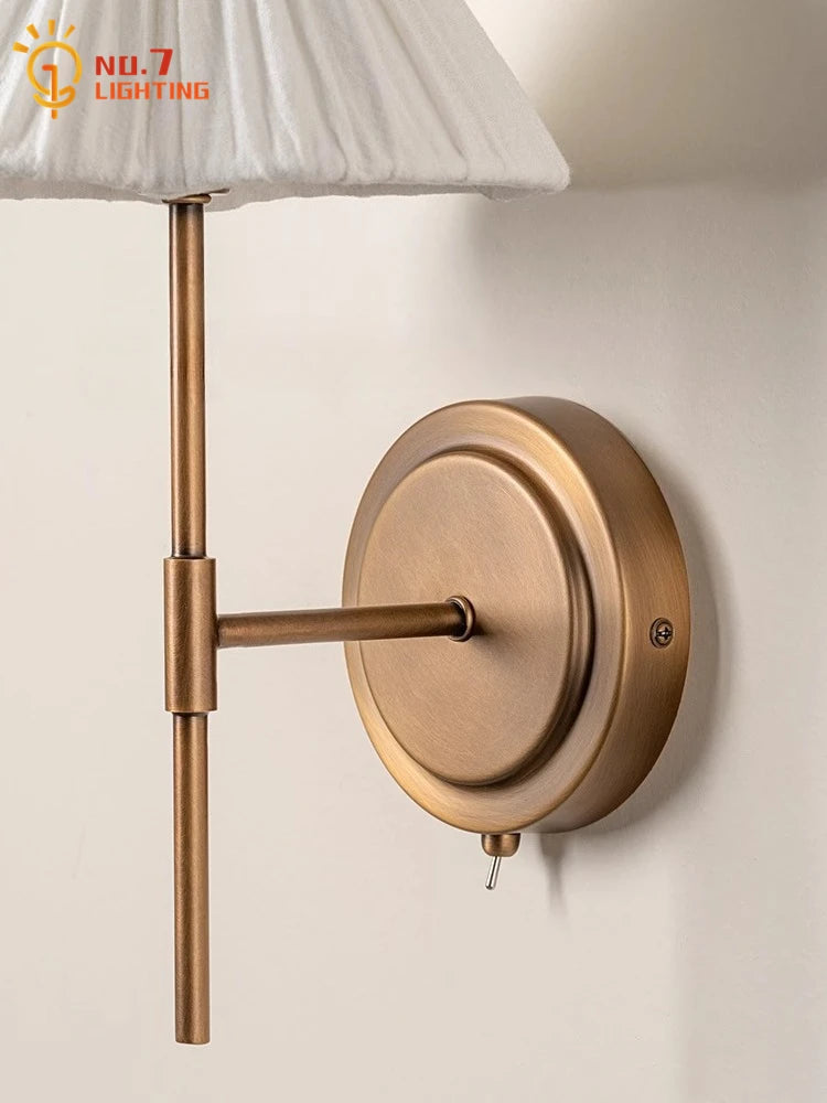Caspian Halo Sculptural Copper Wall Sconce – product view 3