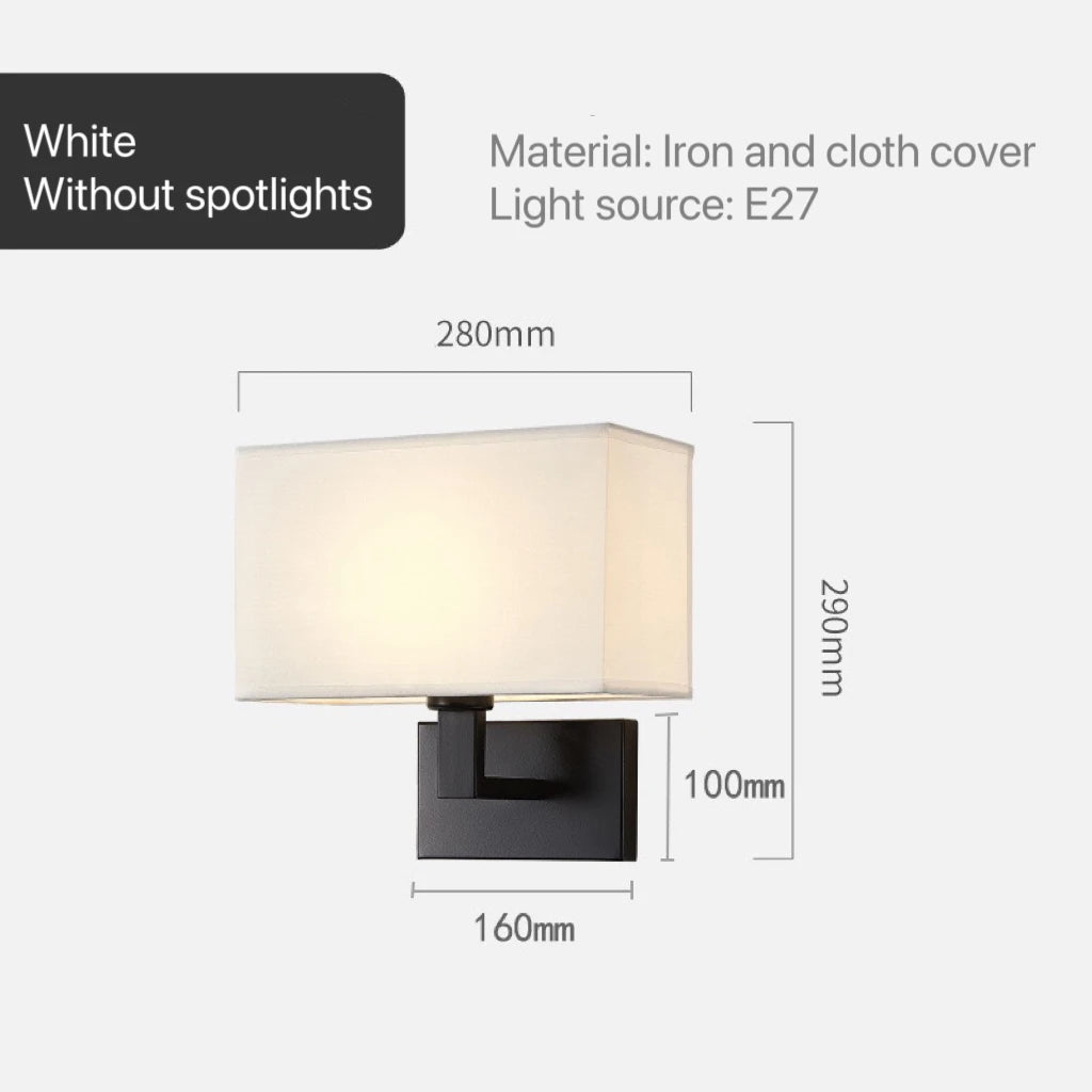 Wren Veil Fabric Wall Sconce – product view 19