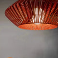 Rattan Chandelier – Wabi-Sabi Japanese Dimmable LED for Dining Room, Bedroom, Living Room | Celeste Orbit by Evenlyr