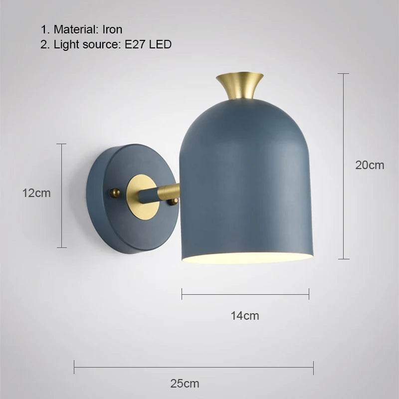 Damaris Arc Metal Wall Sconce – product view 20
