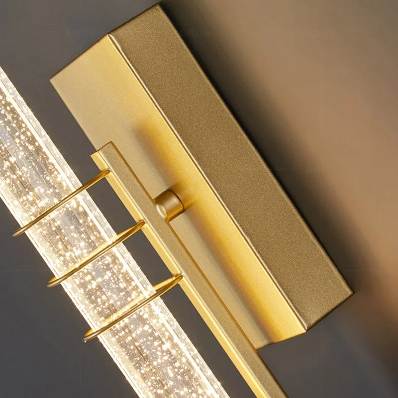 Crystal Wall Sconce – Modern Minimalist for Bedroom, Living Room, Dining Room | Isolde Beam by Evenlyr