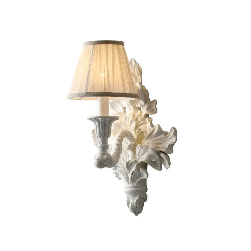 Plaster Wall Sconce – European Classic for Bedroom, Living Room, Dining Room | Elowen Beam by Evenlyr