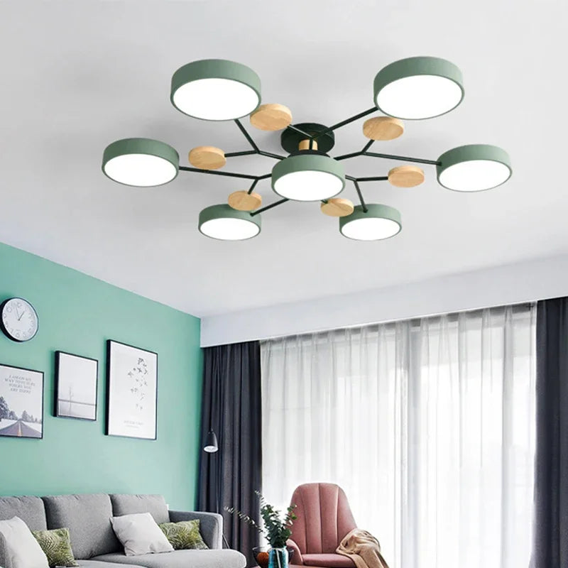 Floris Arc Dimmable Aluminum Chandelier – product view 2