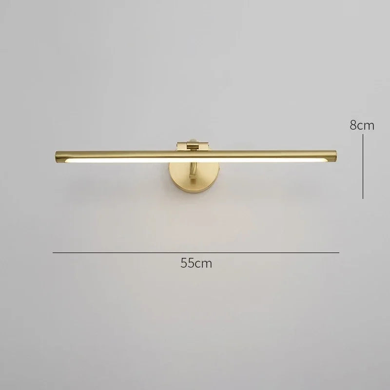 Designer LED Bathroom Vanity & Mirror Light – Modern LED for Bathroom, Bedroom & Bedside | Oriana Contour by Evenlyr